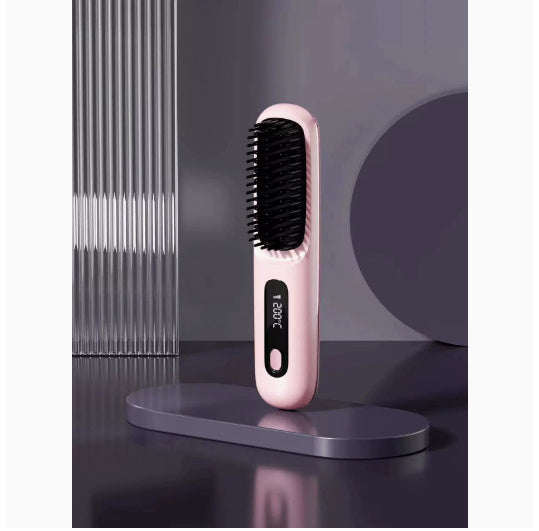 2-in-1 Wireless Hair Straightener