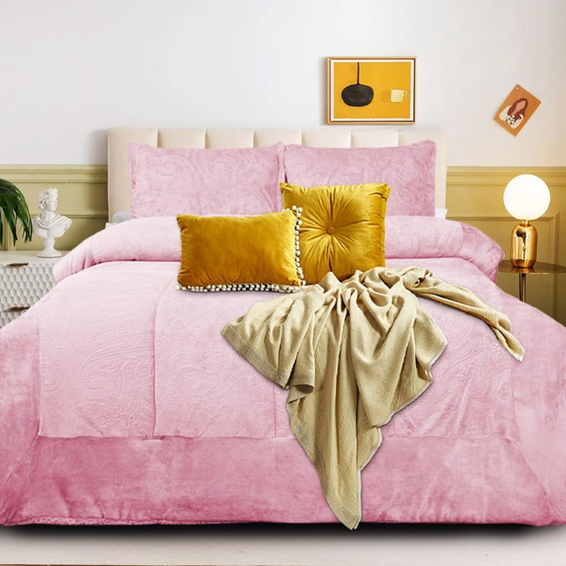 Teddy Fleece Velvet Bedspread