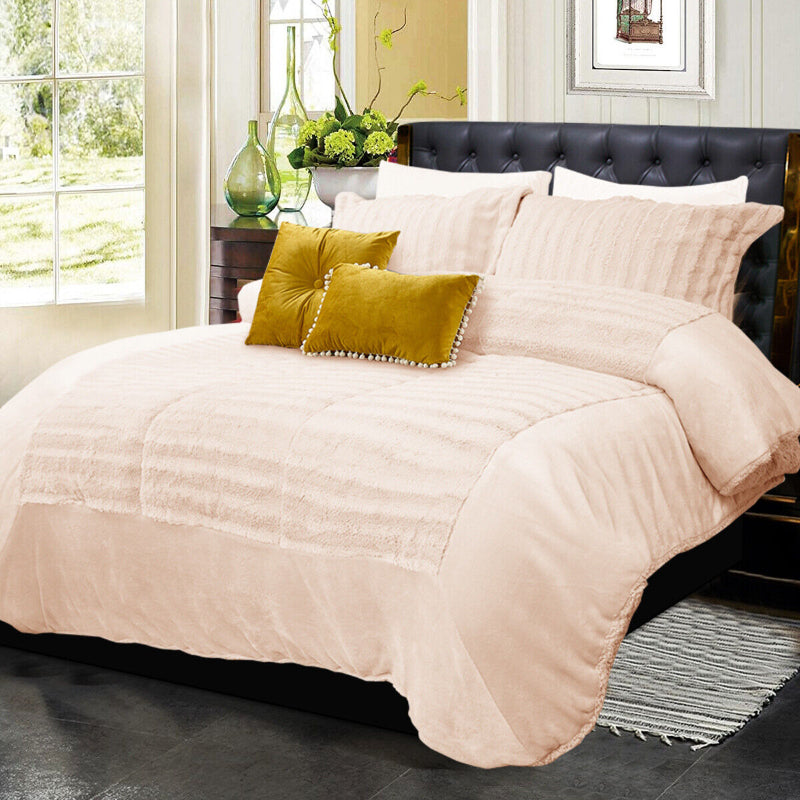 Teddy Fleece Velvet Bedspread